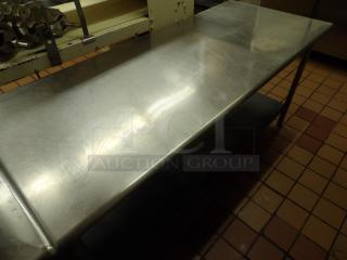 Stainless Steel Table with lower shelf
