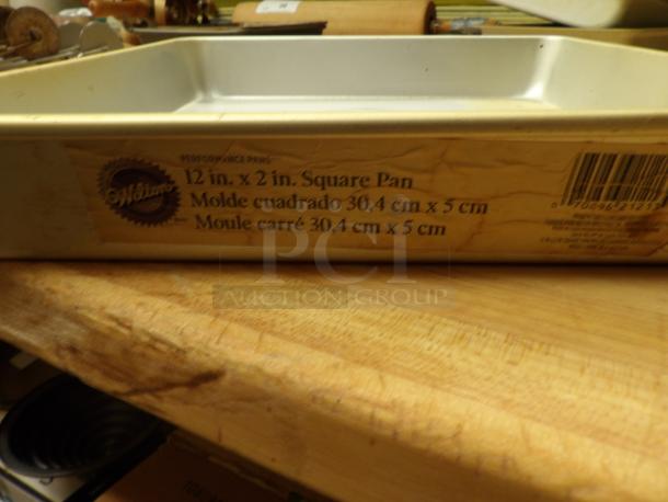 Square Cake Pan Wilton Brand, 12-inch square x2 - Image 2 of 3