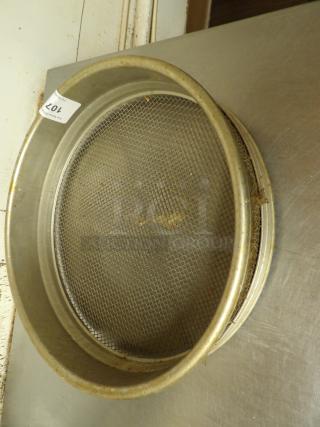 16" Stainless Steel Sieve x 4 inch
