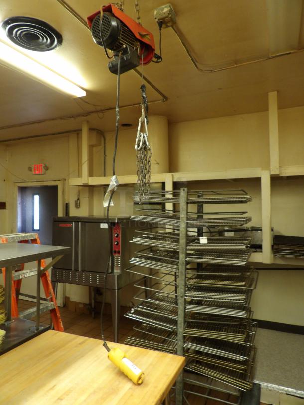 Steel Electric Mini Cable Hoist MINI-2 - 200 lb. Capacity 1/2 Ton Wench 120 V - Image 2 of 4