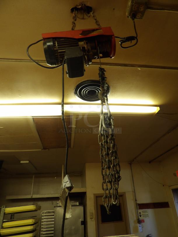 Steel Electric Mini Cable Hoist MINI-2 - 200 lb. Capacity 1/2 Ton Wench 120 V - Image 4 of 4