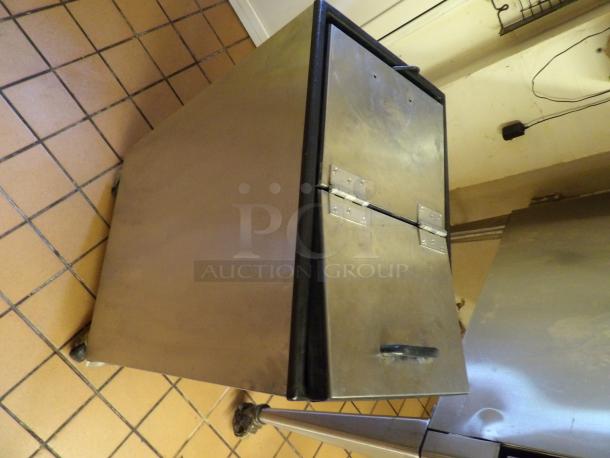 Silver King SKFS2/C2 Stainless Steel Commercial Mobile Ice Cream Dipping Cabinet on Commercial Casters. Tested and Working! - Image 3 of 6
