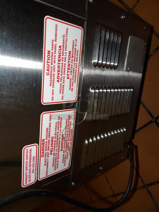 Silver King SKFS2/C2 Stainless Steel Commercial Mobile Ice Cream Dipping Cabinet on Commercial Casters. Tested and Working! - Image 6 of 6