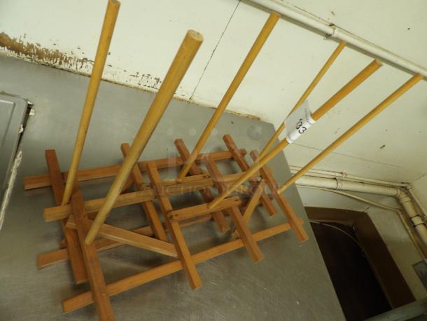 Doughnut Vertical Wood Display Stand - Image 1 of 2