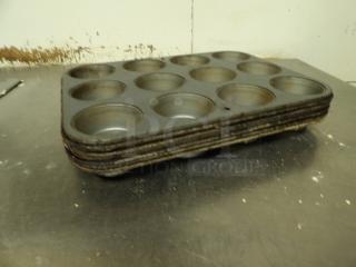 Muffin Pans, 12 muffin pan, 2-1/2" round x 1-1/4"
5 x Bid