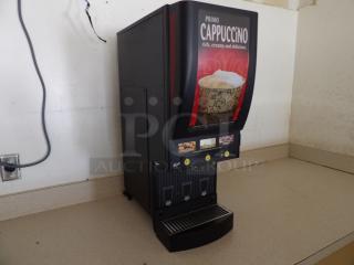 Curtis Cafe Series Primo PC3 Three Station Cappuccino Machine with Three 4 lb. Hoppers and Sign - 120V