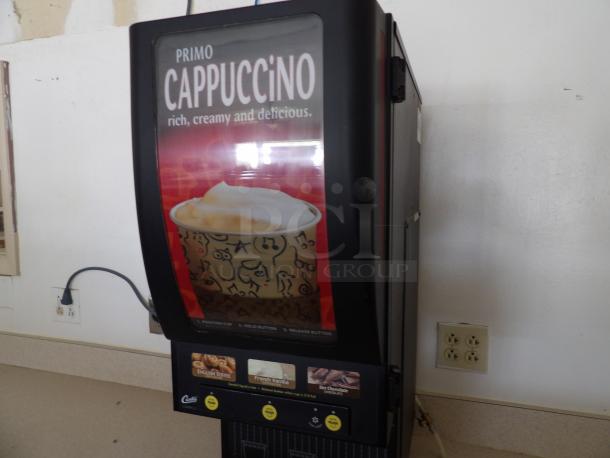 Curtis Cafe Series Primo PC3 Three Station Cappuccino Machine with Three 4 lb. Hoppers and Sign - 120V - Image 2 of 4