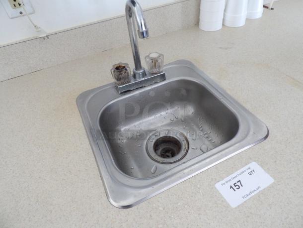 Countertop with Hand Sink, all for one price, 15x15 stainless steel sink
undercounter storage - Image 2 of 3