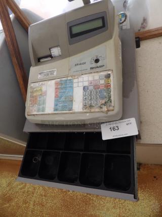 Cash Register, Sharp ER-A20 with keys, comes with 2 drawers
