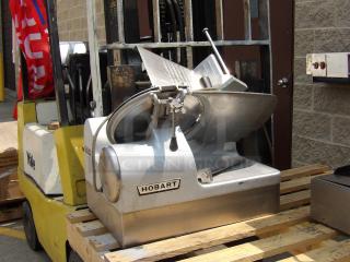 Hobart 1912 Stainless Steel Commercial Countertop Meat Slicer. 120 Volts, 1 Phase. Powers on! - Item #1189577