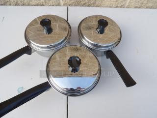 3 Saucepans 6 x 3 1/2