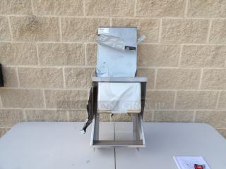 BRAND NEW SCRATCH AND DENT! Win holt WHWS1110-FV Stainless Steel Pedestal Base Hand Sink with Gooseneck Faucet.