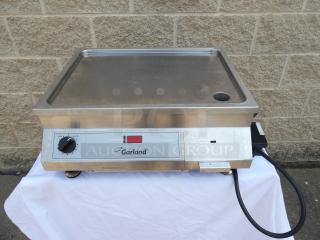 Garland SH/GR 5000 21" Electric Induction Griddle w/ Thermostatic Controls - Stainless Steel Plate, 208-240v 3Phase