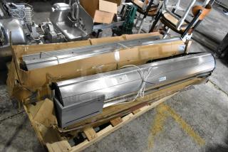 3 BRAND NEW SCRATCH AND DENT! Items Including 2 Curtron MCS-72-AL Microshield 72" Aluminum Air Barrier - 120V, 460EG2448 Regency 24" x 48" NSF Green Epoxy Wire Shelf. 3 Times Your Bid!