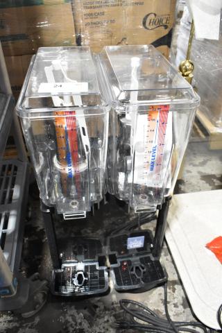 BRAND NEW SCRATCH AND DENT! 2024 Carnival King JETCOF 240M 382RBD5G2 Double 5 Gallon Bowl Refrigerated Beverage Dispenser. 115 Volts, 1 Phase.