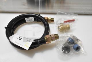 BRAND NEW SCRATCH AND DENT! Regency 600GHS3448 48" Stationary Gas Connector Hose - 3/4"