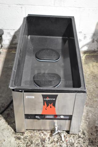 Vollrath Cayenne TD43R Stainless Steel Commercial Food Warmer. 120 Volts, 1 Phase.