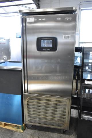2023 Desmon GBF-15+ETL Stainless Steel Commercial Blast Chiller Shock Freezer w/ 3 Probes on Commercial Casters. 220 Volts, 3 Phase.