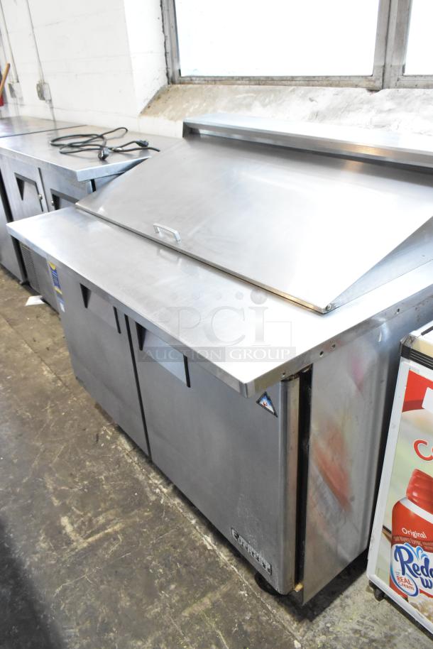 Everest EPBR2 Stainless Steel Commercial Sandwich Salad Prep Table Bain Marie Mega Top on Commercial Casters. 115 Volts, 1 Phase. Tested and Working! - Image 2 of 10