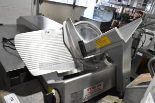 Bizerba SE 12 US Stainless Steel Commercial Countertop Meat Slicer. 115 Volts, 1 Phase. - Item #1189938