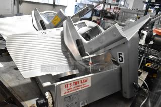 Bizerba SE 12 US Stainless Steel Commercial Countertop Meat Slicer. 115 Volts, 1 Phase. - Item #1189939