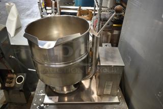 Groen TDB/7-40 Stainless Steel Commercial Countertop Electric Powered 40 Quart Tilting Steam Kettle. 208/250 Volts, 1 Phase.