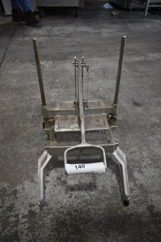 Metal Countertop Lettuce Cutting Head. Missing Blade.