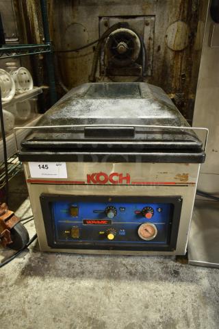 Koch UV225 Stainless Steel Commercial Countertop Vacuum Sealer. 120 Volts, 1 Phase.