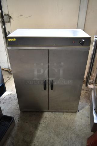 Sodir Stainless Steel Commercial Electric Powered Holding Cabinet. 115 Volts, 1 Phase.
