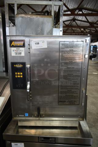 2018 AccuTemp NG1201E06000200 Stainless Steel Commercial Natural Gas Powered Single Deck Steam N Hold Cabinet. 60,000 BTU.
