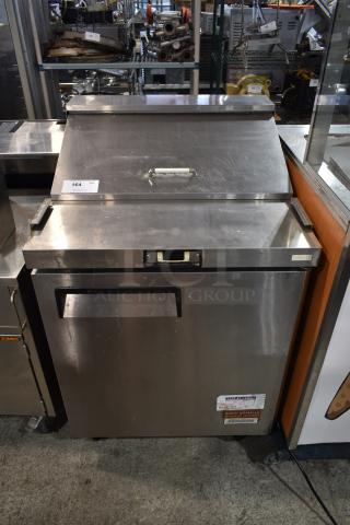 North American Stainless Steel Commercial Sandwich Salad Prep Table Bain Marie Mega Top on Commercial Casters. 115 Volts, 1 Phase.