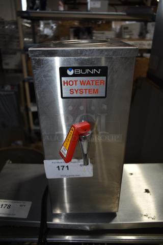 2019 Bunn OHW Stainless Steel Commercial Countertop Hot Water Dispenser. 120 Volts, 1 Phase.