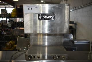 Savory Stainless Steel Commercial Countertop Pop Down Toaster. 240 Volts, 1 Phase.
