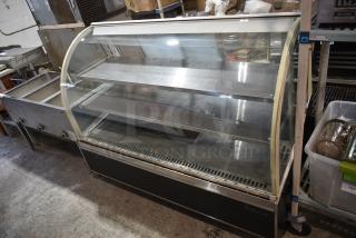 Turbo Air TD-5R Metal Commercial Floor Style Deli Display Case Merchandiser. 115 Volts, 1 Phase.