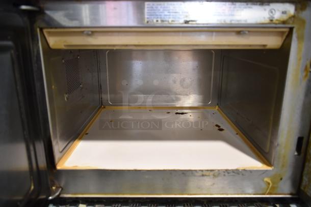 Sharp R-22GV-F Stainless Steel Commercial Countertop Microwave Oven. 120 Volts, 1 Phase. - Image 6 of 8