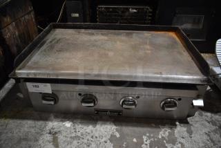 Camp Chef Stainless Steel Commercial Countertop Gas Powered Flat Top Griddle.