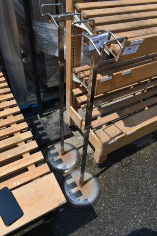 2 Metal Produce Bag Stands. 2 Times Your Bid!