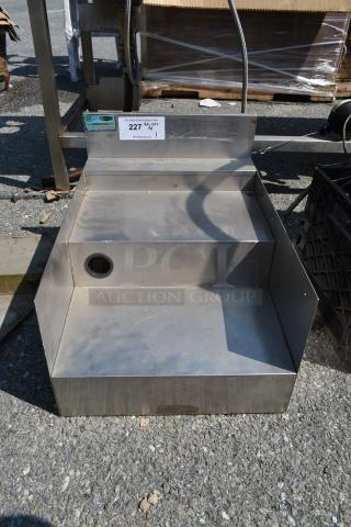 SupreMetal Stainless Steel 2 Tier Table. No Legs.