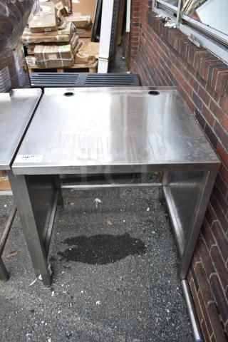 Stainless Steel Table.