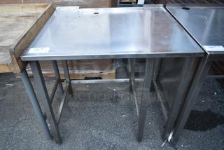 Stainless Steel Table.