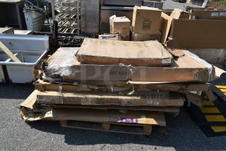 7 BRAND NEW SCRATCH AND DENT! Items Including 6477-KD/01 Wash Rack, 600TSB3072S Regency 30