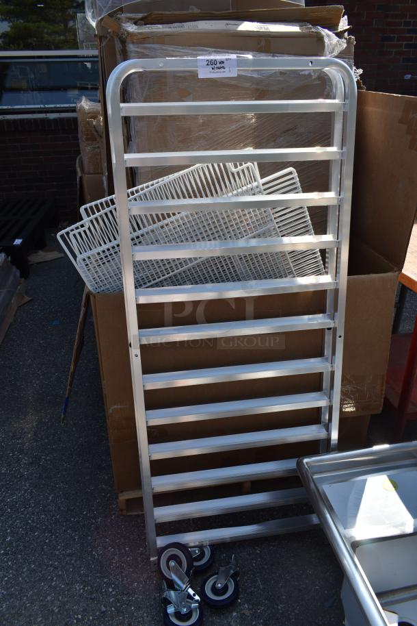 BRAND NEW SCRATCH AND DENT! Regency 600PR125K 12 Pan End Load Bun / Sheet Pan Rack - Unassembled. May Be Missing Pieces - Image 1 of 4