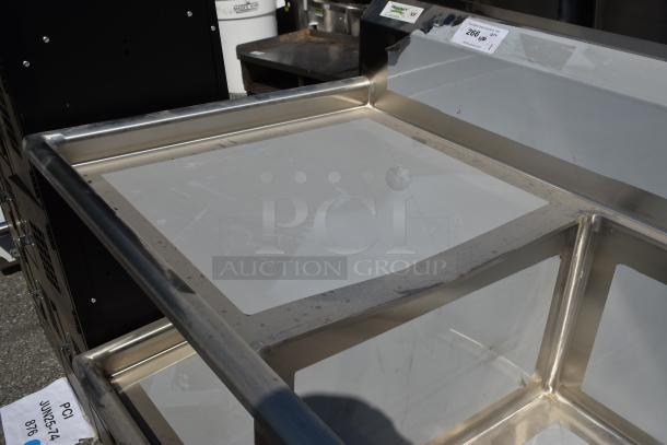 BRAND NEW SCRATCH AND DENT! Regency 600S12424224 Stainless Steel Single Bay Sink w/ Dual Drain Boards. No Legs. - Image 4 of 8