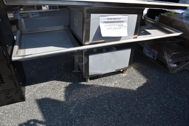 BRAND NEW SCRATCH AND DENT! Regency 600S12424224 Stainless Steel Single Bay Sink w/ Dual Drain Boards. No Legs. - Image 2 of 5