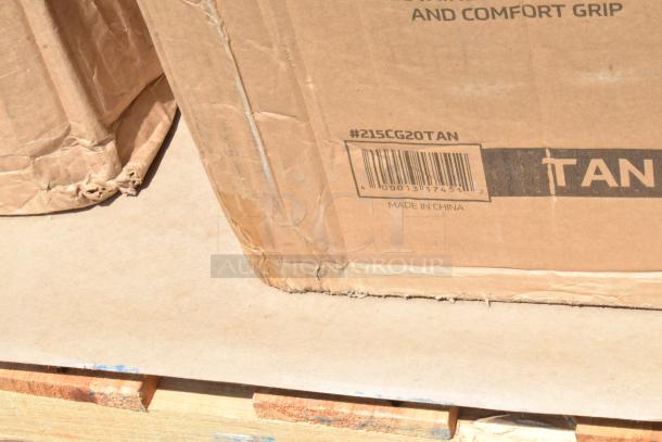 10 BRAND NEW SCRATCH AND DENT! Items Including 215CG20TAN CaterGator CG20TAN Tan 20 Qt. Rotomolded Outdoor Cooler / Ice Chest, 945WC5686 Curtis WC-5686-P Plastic Octagon Drip Tray, 11197166NB O-Cedar Commercial MaxiClean 97166-NB 15.5 oz. Medium Orange Cotton / Synthetic Blend Looped End Mop Head with 1 1/4" Band - 12/Case, 124NSB30 American Metalcraft NSB30 Black Stamped-Out Number Table Stands - 21 to 30, 2 RWP0060B Square Black Plastic Plates, 124GVHSS American Metalcraft GVHSS 13 1/4" Hammered Gold Vintage Slotted Spoon, 8084244A TableCraft 0.875 oz. Clear Spout / Blue Tail Measured Liquor Pourer with Collar 4244A - 12/Pack, 15903032 Araven 03032 1/2 Size Translucent Polypropylene Food Pan with Airtight Lid - 2 1/2" Deep. 10 Times your Bid! - Image 3 of 13