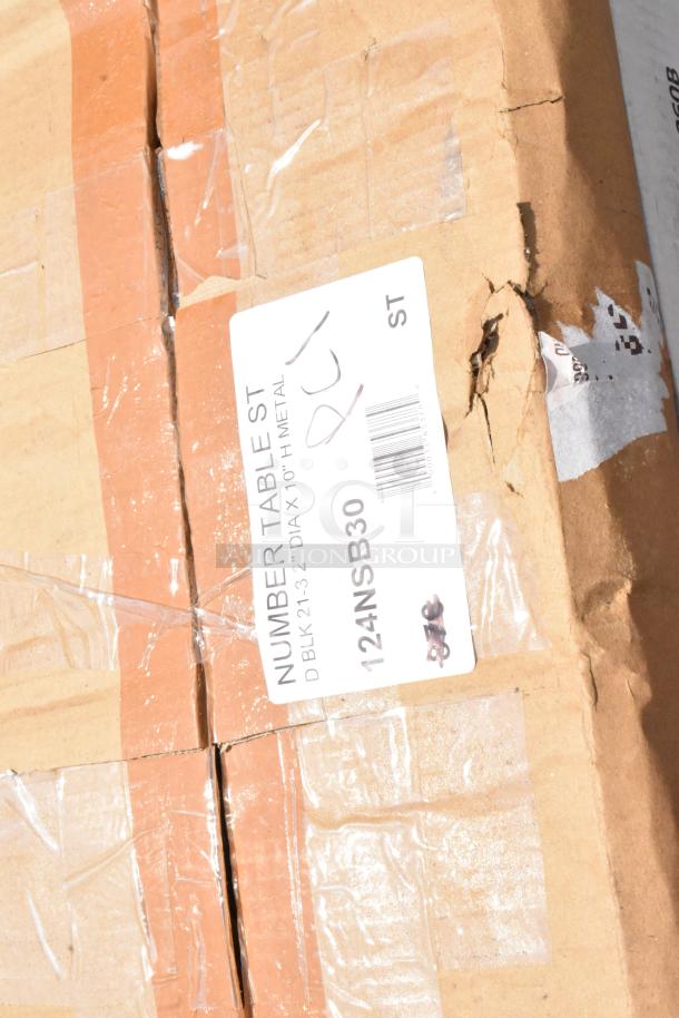 10 BRAND NEW SCRATCH AND DENT! Items Including 215CG20TAN CaterGator CG20TAN Tan 20 Qt. Rotomolded Outdoor Cooler / Ice Chest, 945WC5686 Curtis WC-5686-P Plastic Octagon Drip Tray, 11197166NB O-Cedar Commercial MaxiClean 97166-NB 15.5 oz. Medium Orange Cotton / Synthetic Blend Looped End Mop Head with 1 1/4" Band - 12/Case, 124NSB30 American Metalcraft NSB30 Black Stamped-Out Number Table Stands - 21 to 30, 2 RWP0060B Square Black Plastic Plates, 124GVHSS American Metalcraft GVHSS 13 1/4" Hammered Gold Vintage Slotted Spoon, 8084244A TableCraft 0.875 oz. Clear Spout / Blue Tail Measured Liquor Pourer with Collar 4244A - 12/Pack, 15903032 Araven 03032 1/2 Size Translucent Polypropylene Food Pan with Airtight Lid - 2 1/2" Deep. 10 Times your Bid! - Image 7 of 13