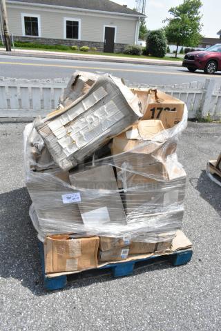 30 BRAND NEW SCRATCH AND DENT! Items Including American Metalcraft WVASP 13 1/4" Wavy Aged Stainless Steel Solid Spoon, 303BWREB16 Acopa 16 oz. Bright White Wide Rim Rolled Edge Rim Stoneware Soup and Pasta Bowl - 12/Case, 164TB2222 TABLE BASE PLATE CAST IRON 22X22, 5535610 Acopa Straight Up 10 oz. Customizable Rocks / Old Fashioned Glass - 12/Case, 303A6BWSOUP Souffle. 30 Times Your Bid!