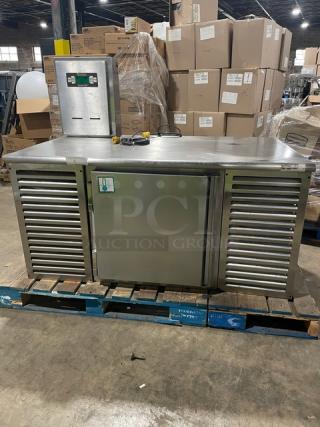 Traulsen Commercial Stainless Steel Solid Single Door Worktop Blast Chiller/Shock Freezer! With Traulsen SmartChill Printer! With Built-In Pan Slide! With Probes! Model: RBC50-ZWM01 SN: T67915J07! 115V 1 Phase! With Legs! - Item #1190510