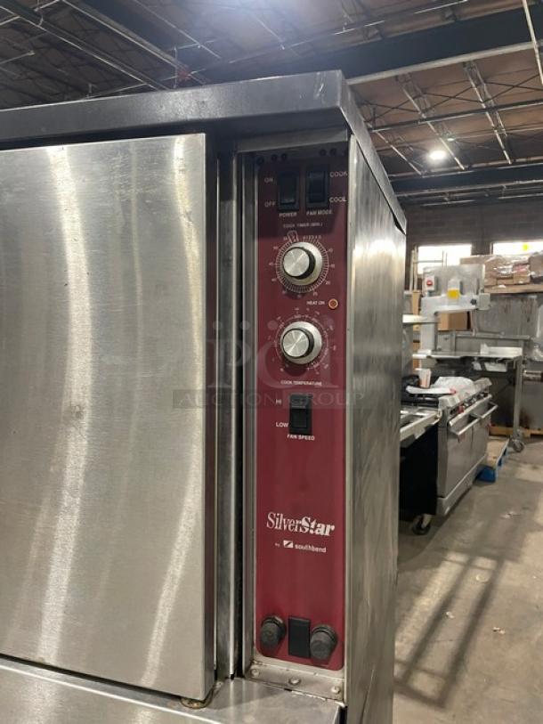 Southbend SilverStar Series Commercial Electric Powered Double Stacked Convection Oven! With Thermostatic Control! With Wired Oven Racks! On Casters! 2X Your Bid Makes One Unit! - Image 7 of 9
