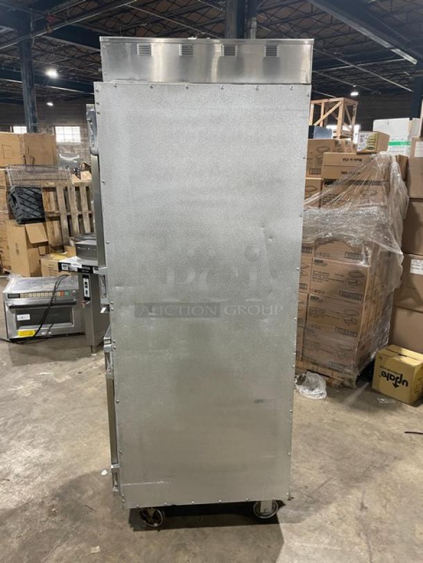 Alto-Shaam Halo Heat Series Commercial Stainless Steel Electric Powered Double Stacked Cook & Hold Oven! With Upper & Lower Controls! With Wired Oven Racks! On Casters! 2X Your Bid Makes One Unit! - Image 2 of 11